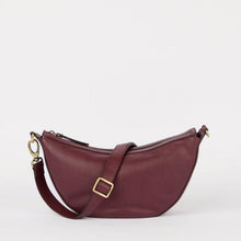 Leo Midi Soft Grain Leather Bag dark cherry O My Bag