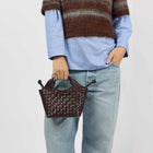 Mara Mini Woven Leather Bag chocolate O My Bag
