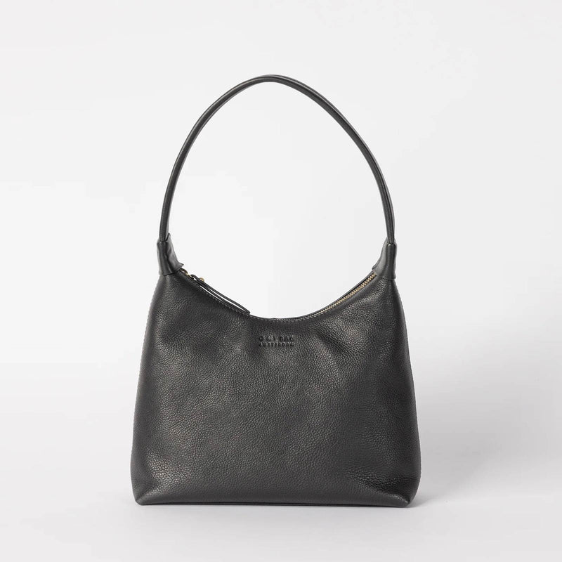 Nora Wild Oak Soft Grain Leather Bag black