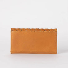 Pau's Pouch Woven Classic Leather Wallet cognac