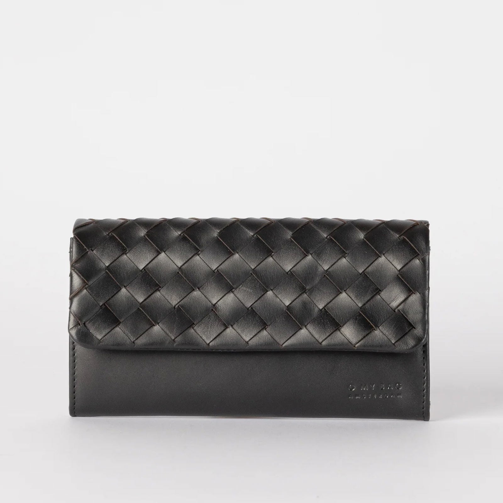 Pau's Pouch Woven Classic Leather Wallet black