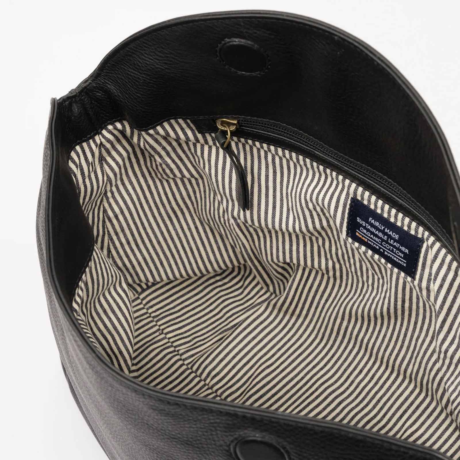 Sienna Soft Grain Leather Bag black