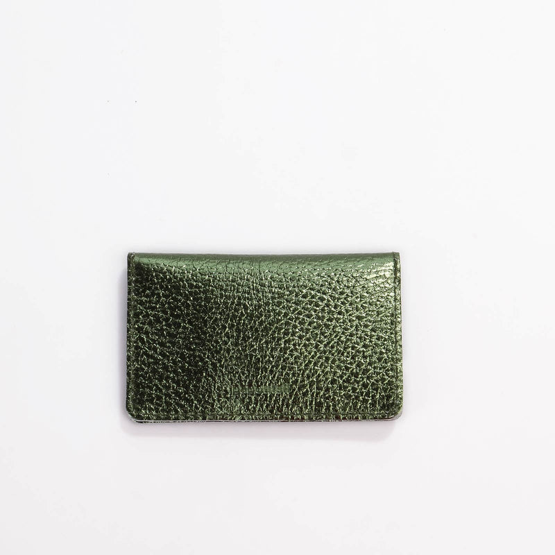 Borsa S Wallet 3 metallic smaragd Papoutsi! leather goods