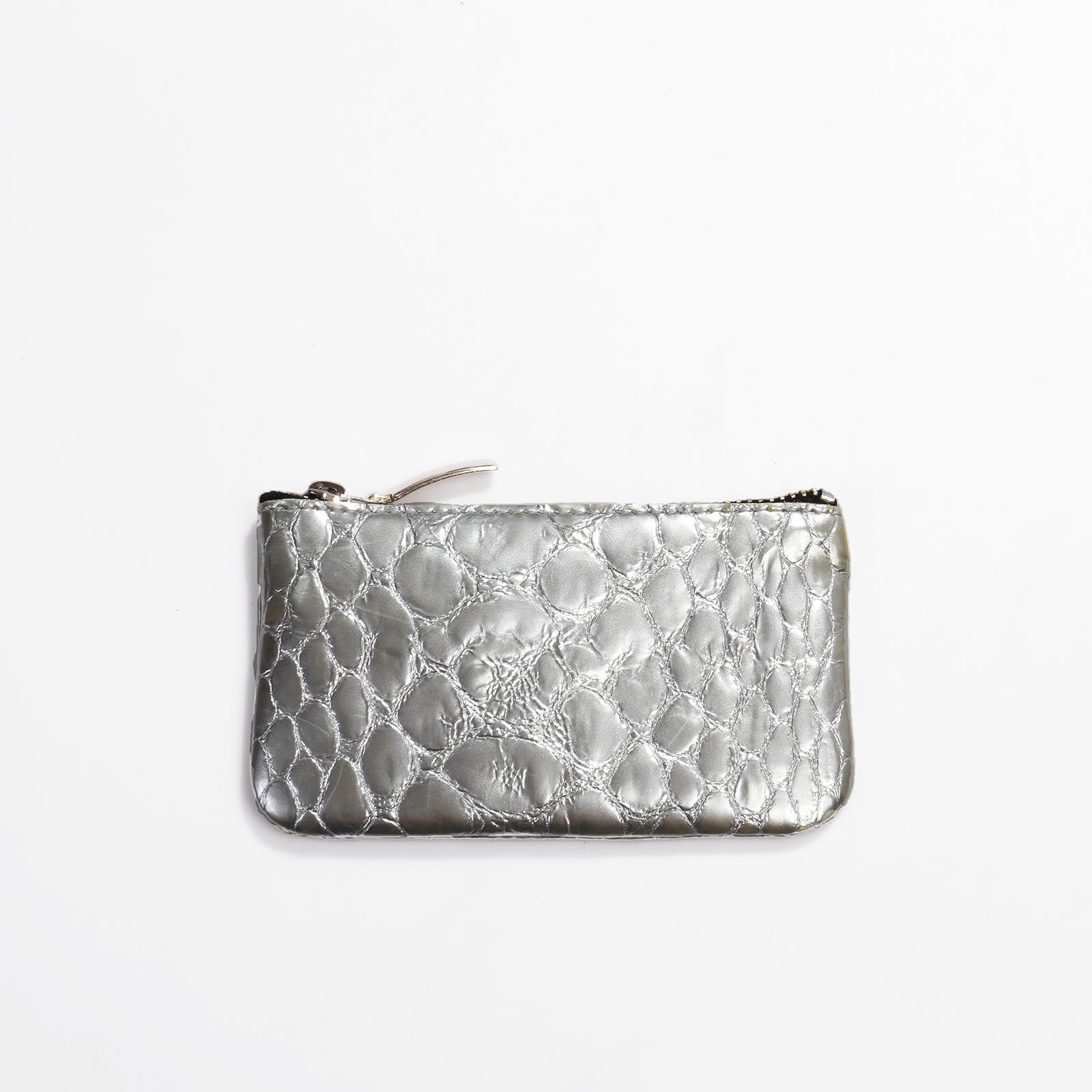 Gerda Key Case snake silver Papoutsi! leather goods
