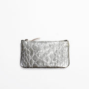 Gerda Key Case snake silver Papoutsi! leather goods