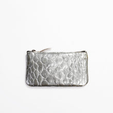 Gerda Key Case snake silver Papoutsi! leather goods