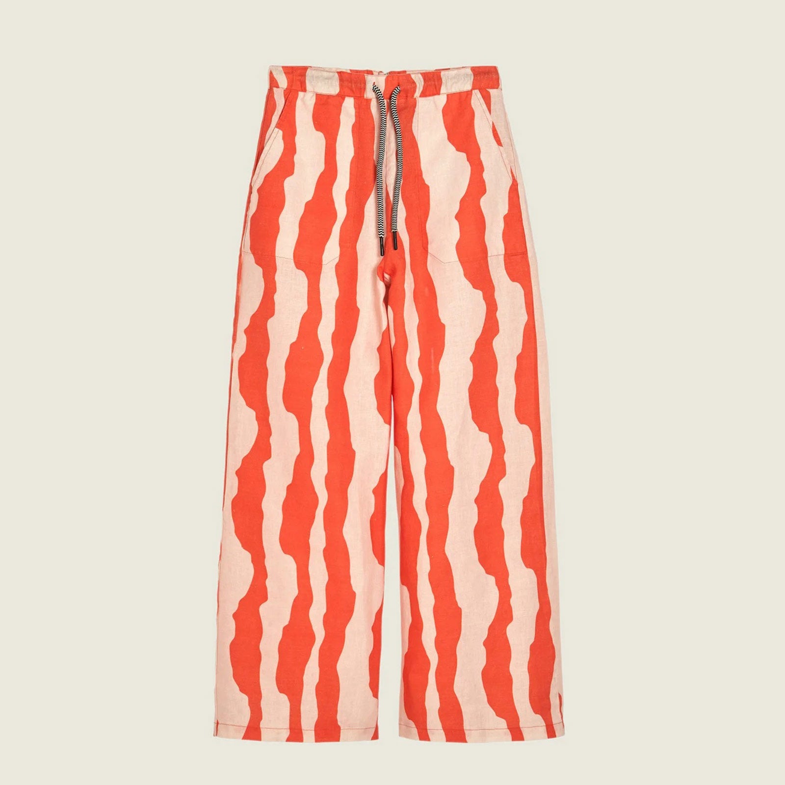 Mojave Linen Pants orange calima