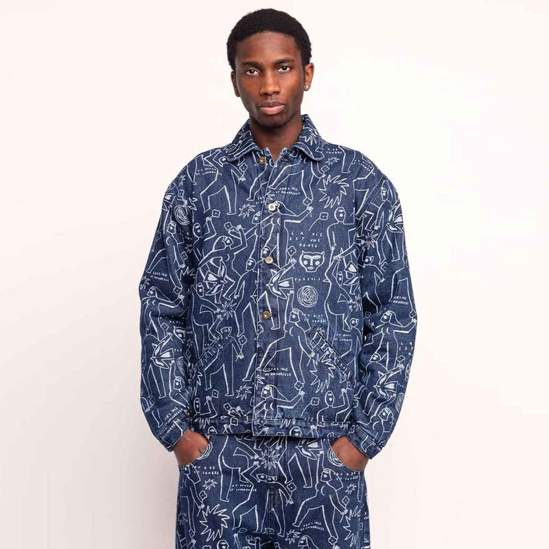 Akka Jacket blue denim