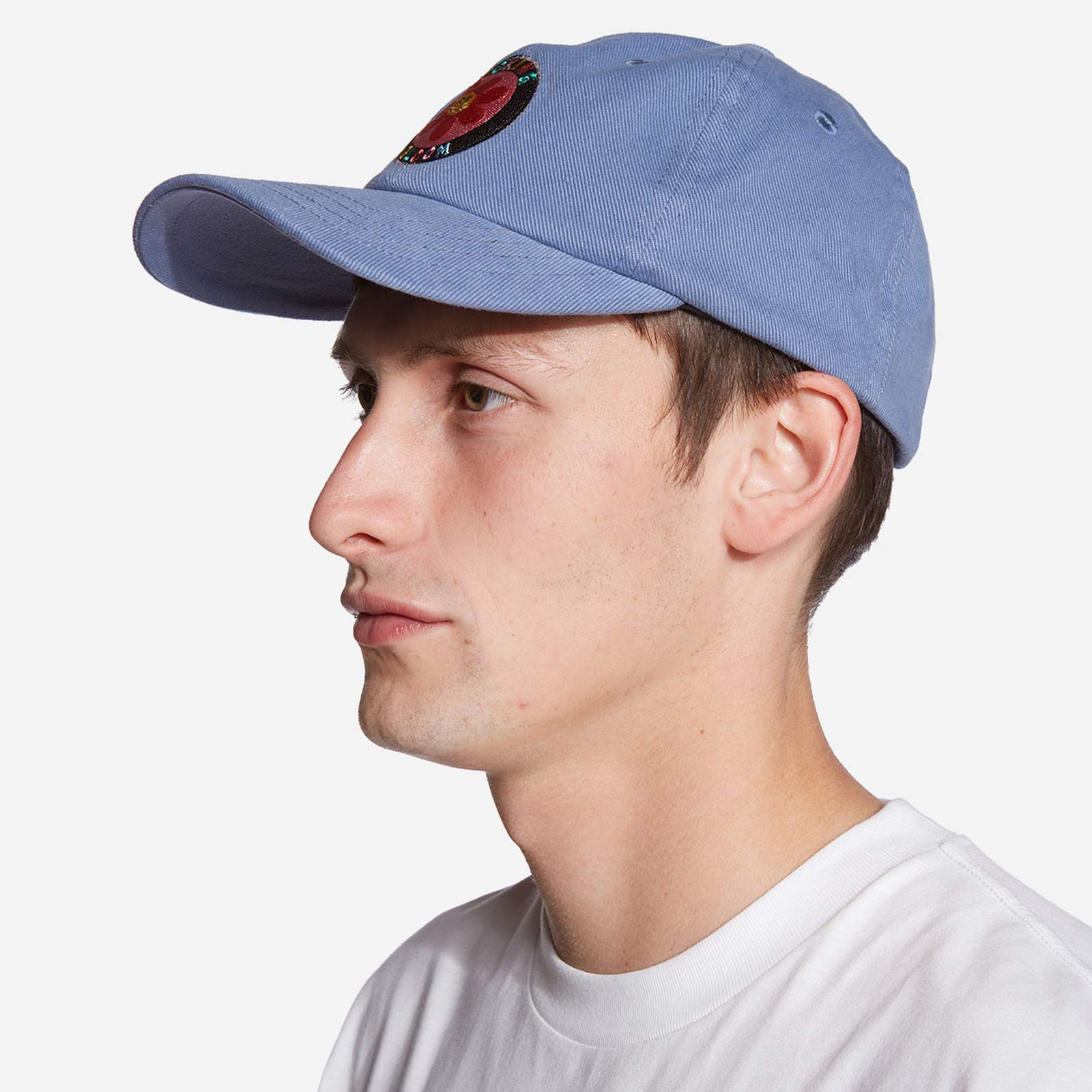 Bloom Six Pannel Cap azur blue