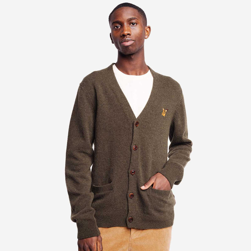 Esquilo Cardigan khaki