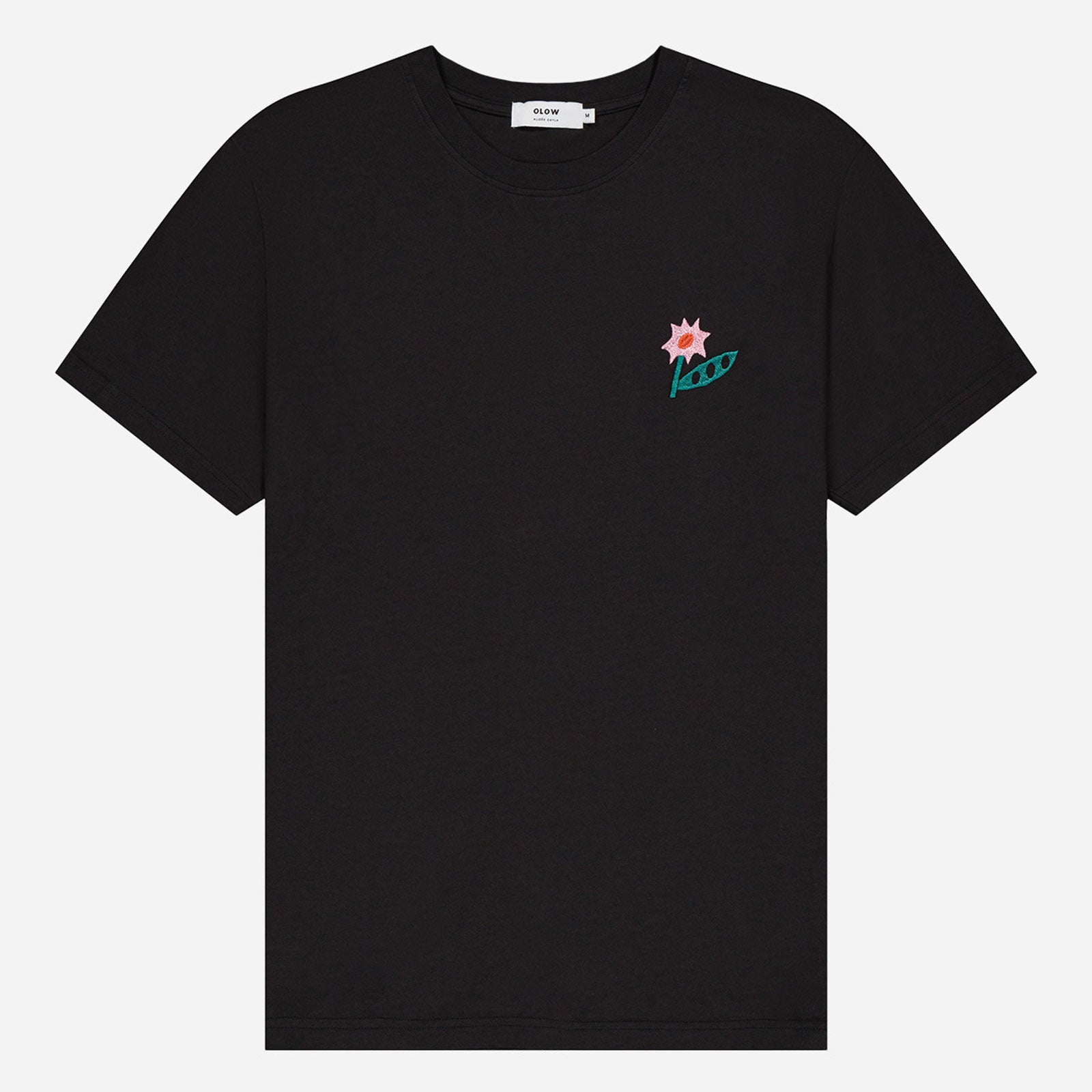 Flowering T-Shirt carbon black Olow