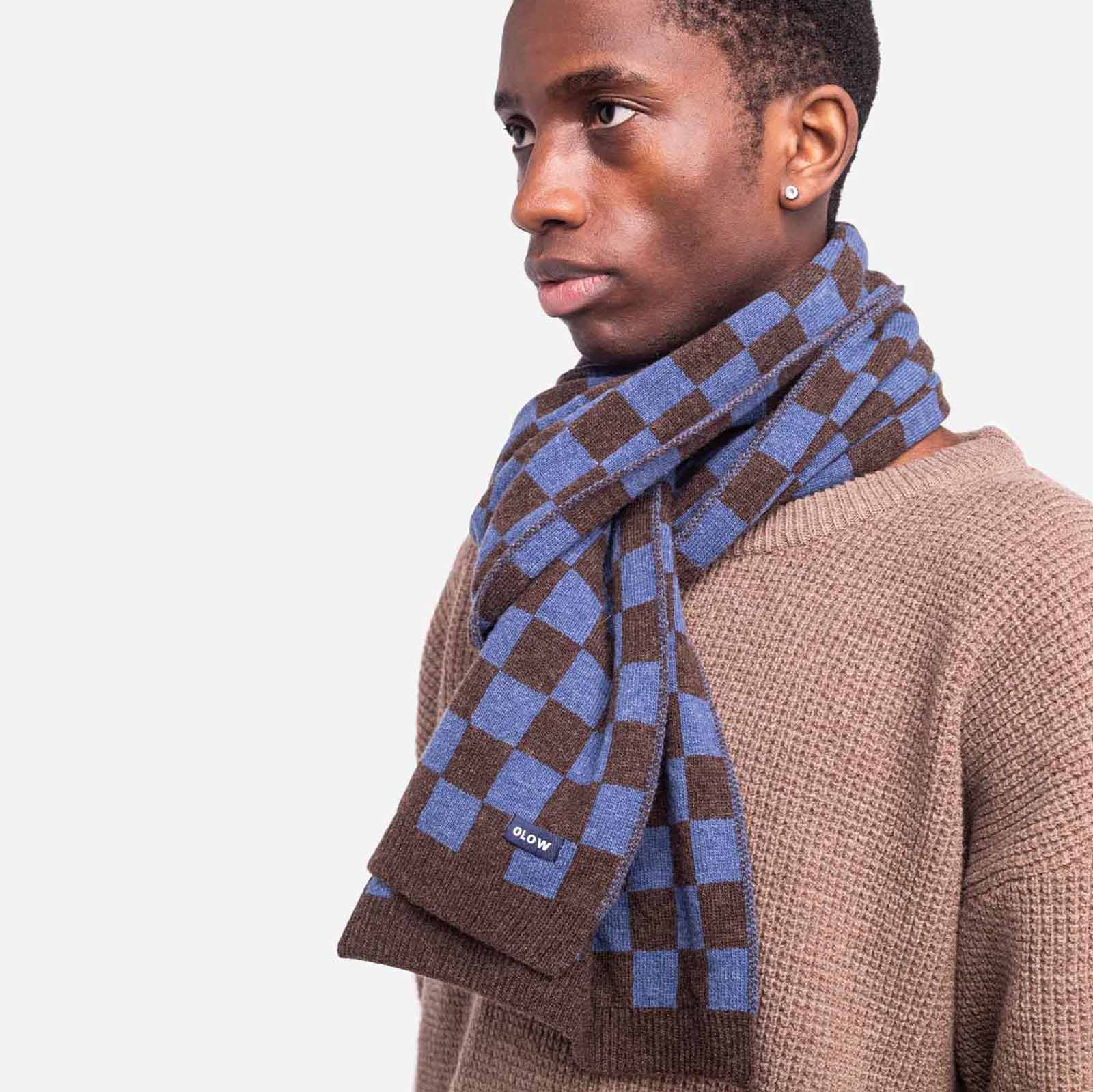 Horn25 Scarf damier Olow