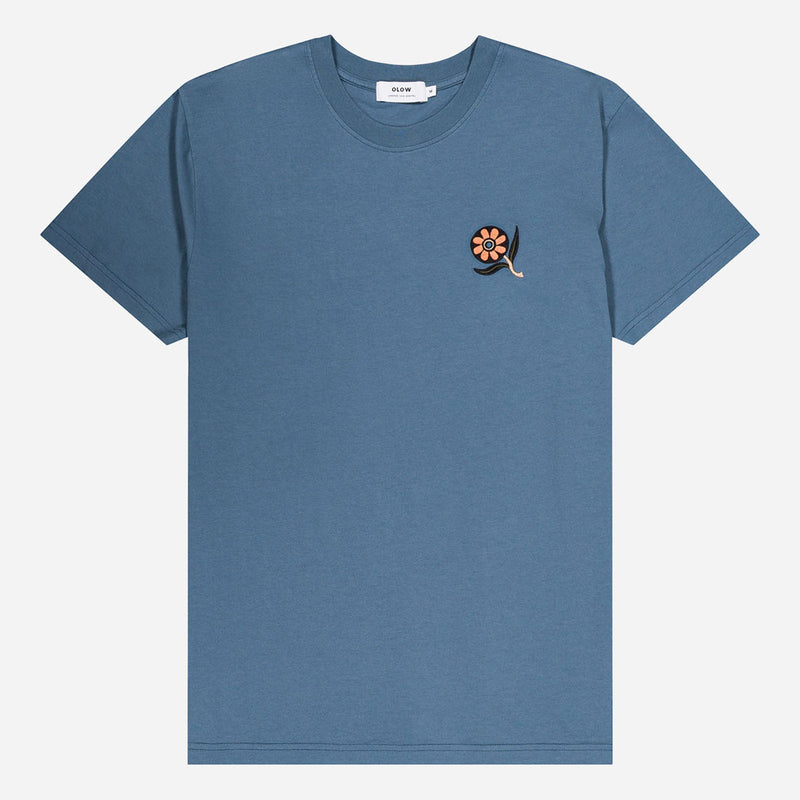 Ikeba T-Shirt steel blue Olow