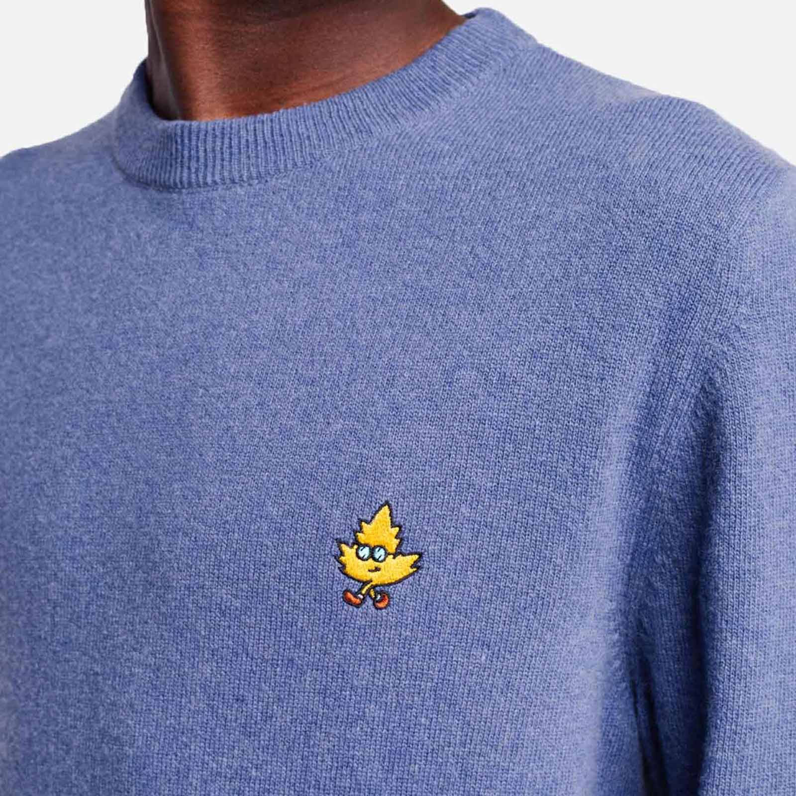 Maple Leaf Jumper blue