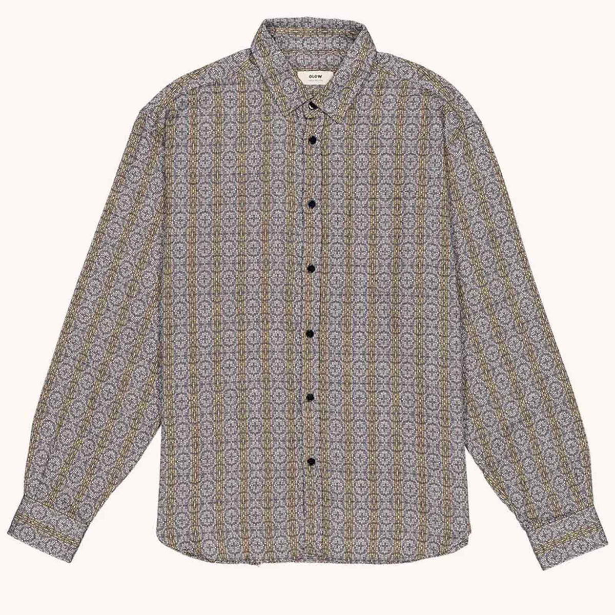 Nago Shirt grey print