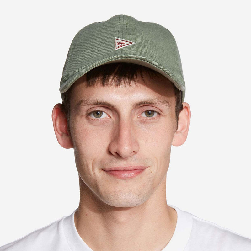 Six Pannel Cap sage green