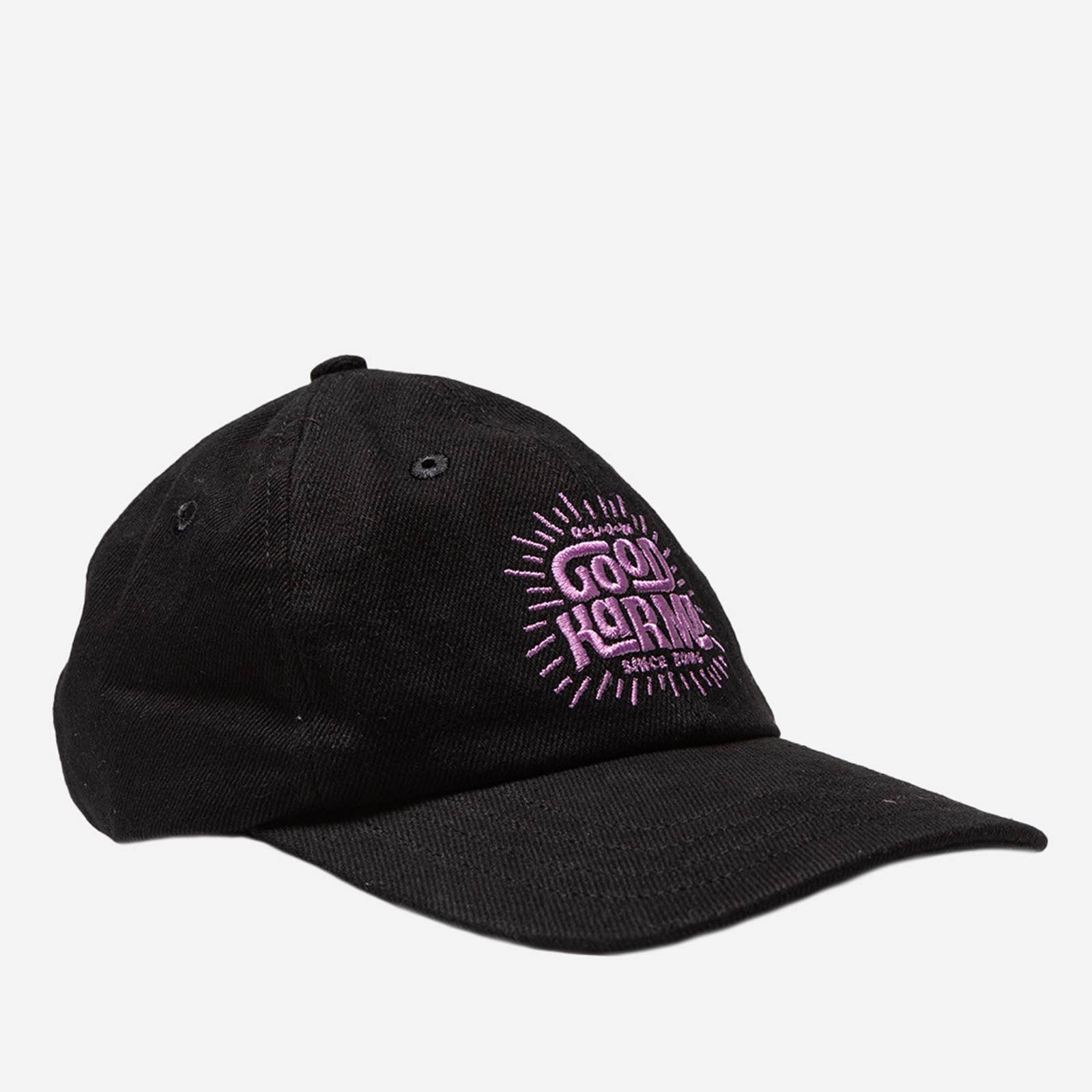 Six Pannel Good Karma Cap black denim