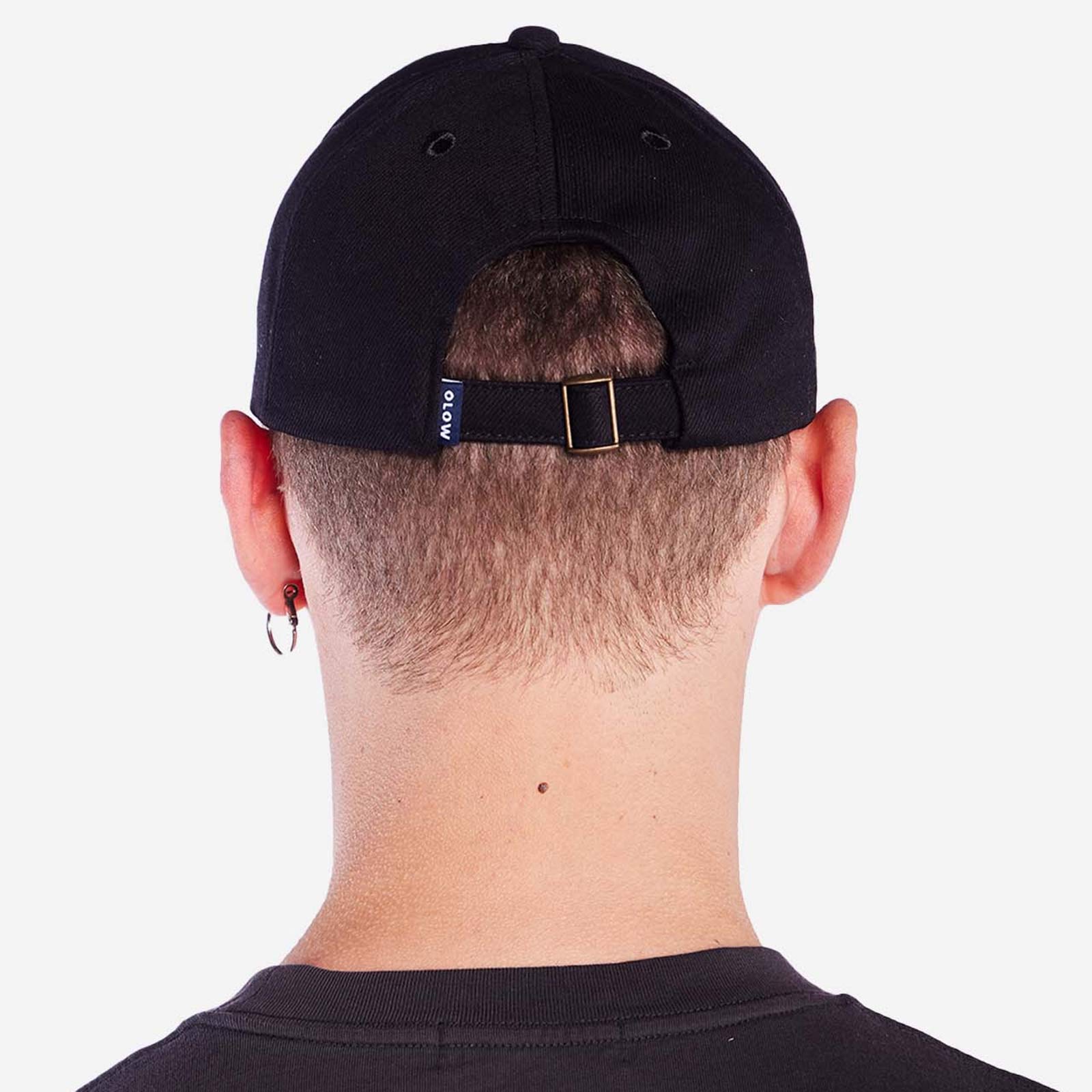 Six Pannel Sun King Cap black denim