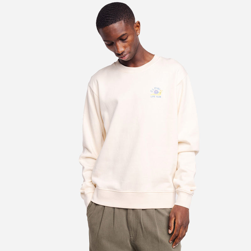 Slow Life Sweatshirt ivory