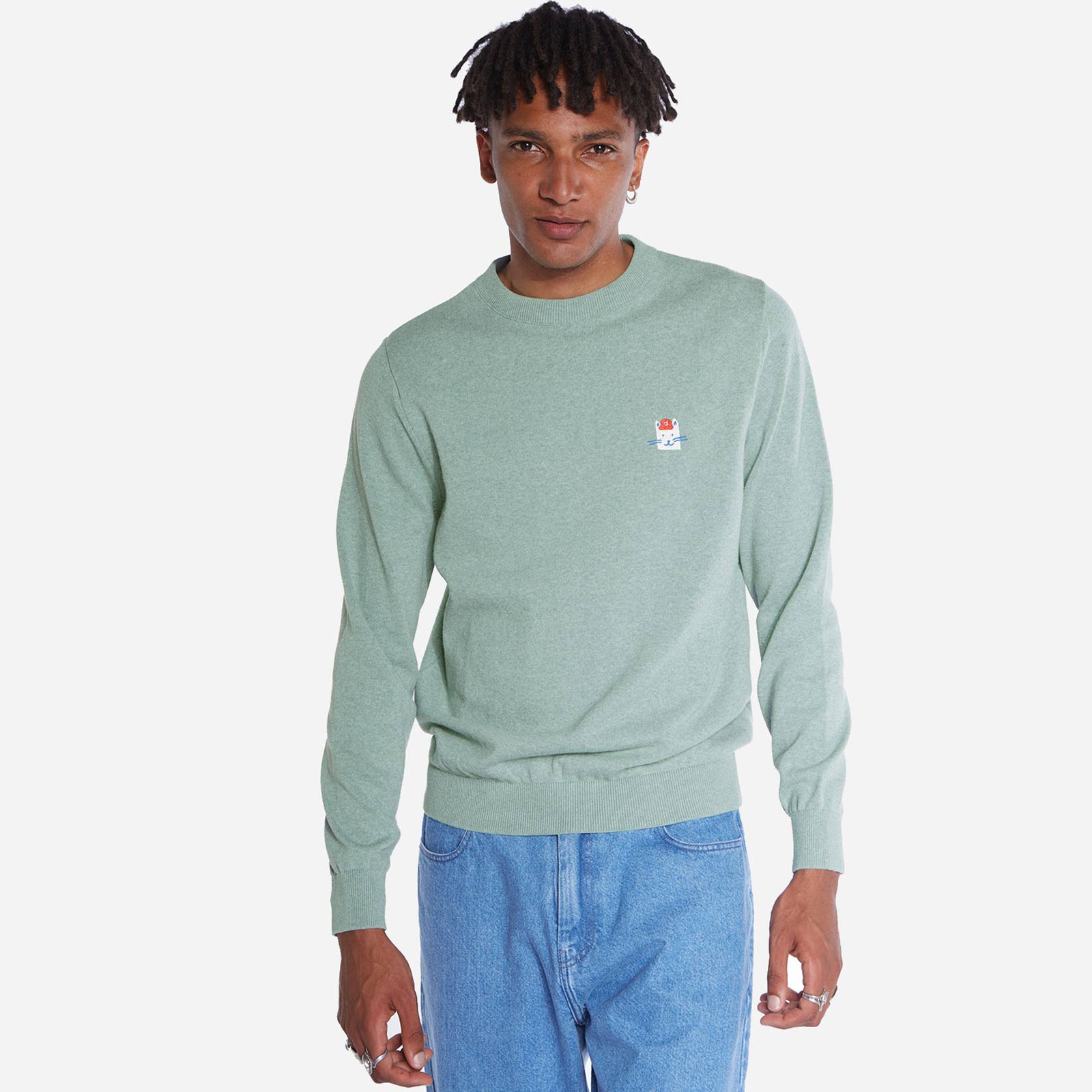 Wisker Jumper sage green