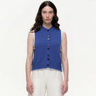 Kaata Sleeveless Cardigan electric blue Our Sister
