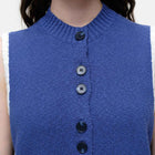 Kaata Sleeveless Cardigan electric blue Our Sister