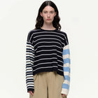 Kaleido Stripe Sweater navy Our Sister