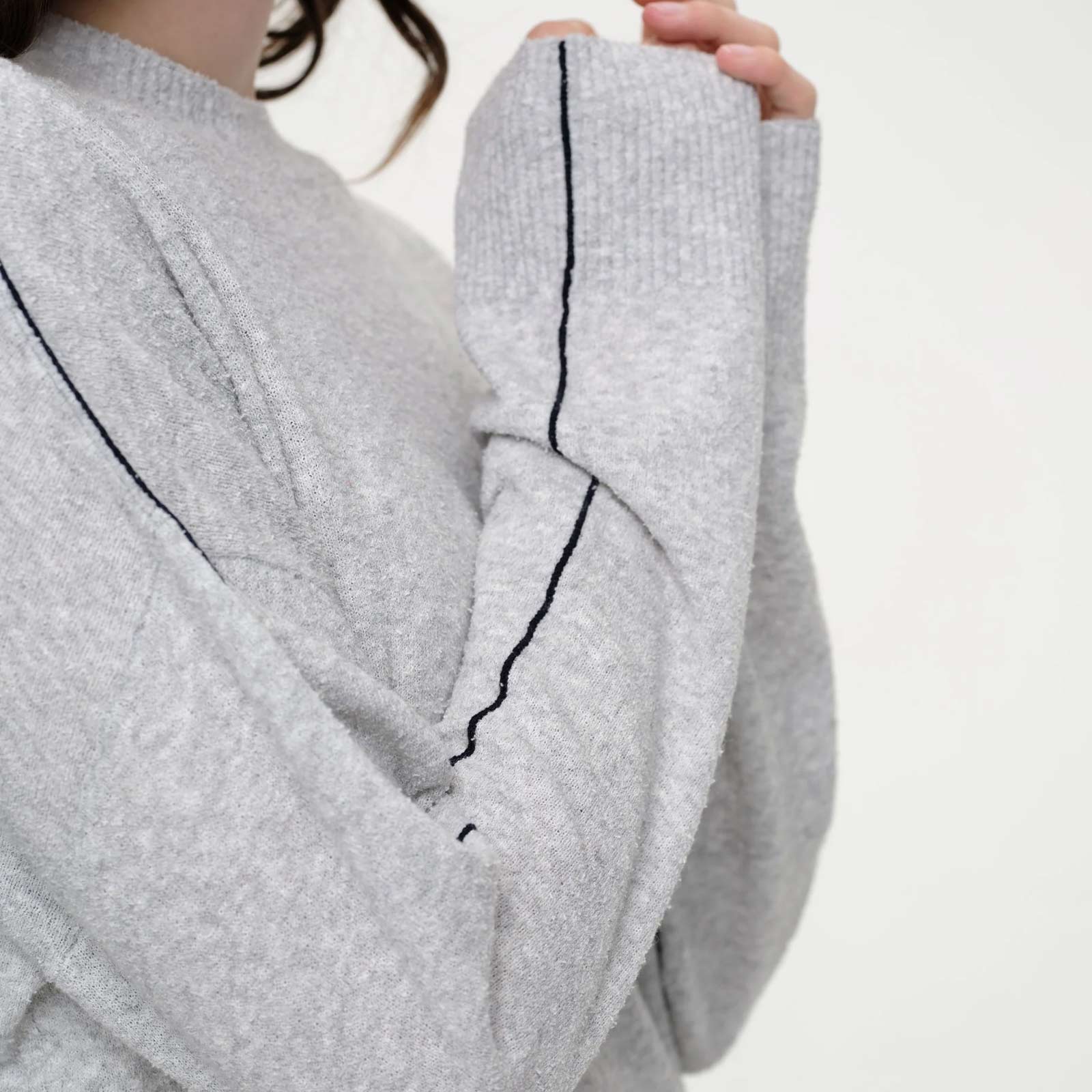 Karo Summer Knit grey Our Sister