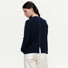 Karo Summer Knit navy Our Sister