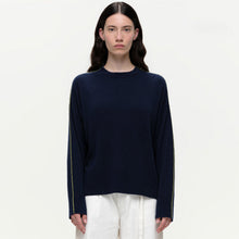 Karo Summer Knit navy Our Sister