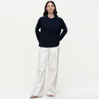 Karo Summer Knit navy Our Sister