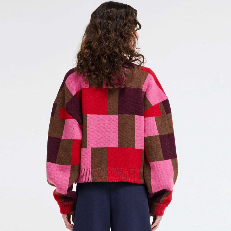 Kent Boxy-Fit Bomber Jacket pink Our Sister