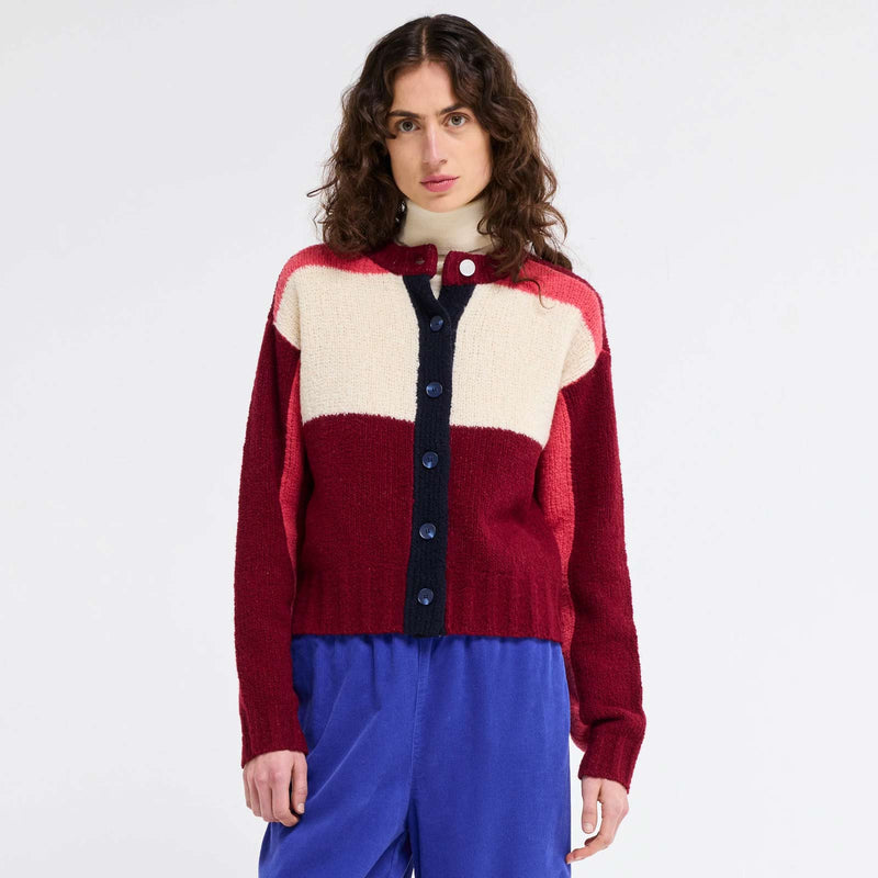 Krasner Cardigan burgundy Our Sister