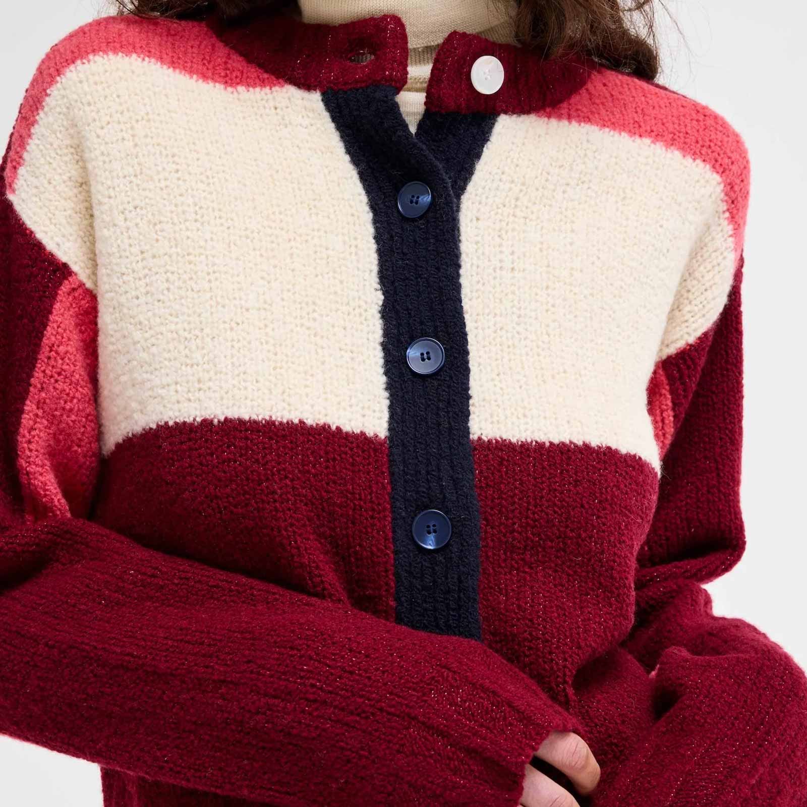 Krasner Cardigan burgundy Our Sister