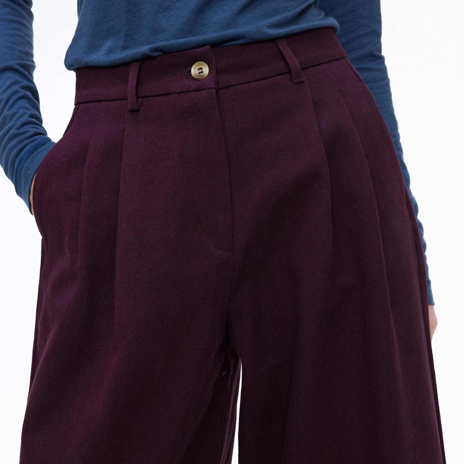 PansmokeyC Pants burgundy