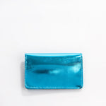 Borsa M Wallet metallic turquoise