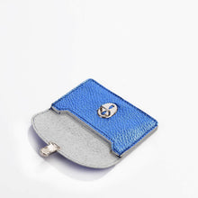 Borsa S Wallet 3 metallic saphir Papoutsi! leather goods