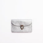 Borsa S Wallet 3 metallic silver Papoutsi! leather goods