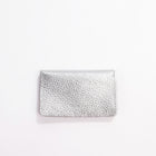 Borsa S Wallet 3 metallic silver Papoutsi! leather goods
