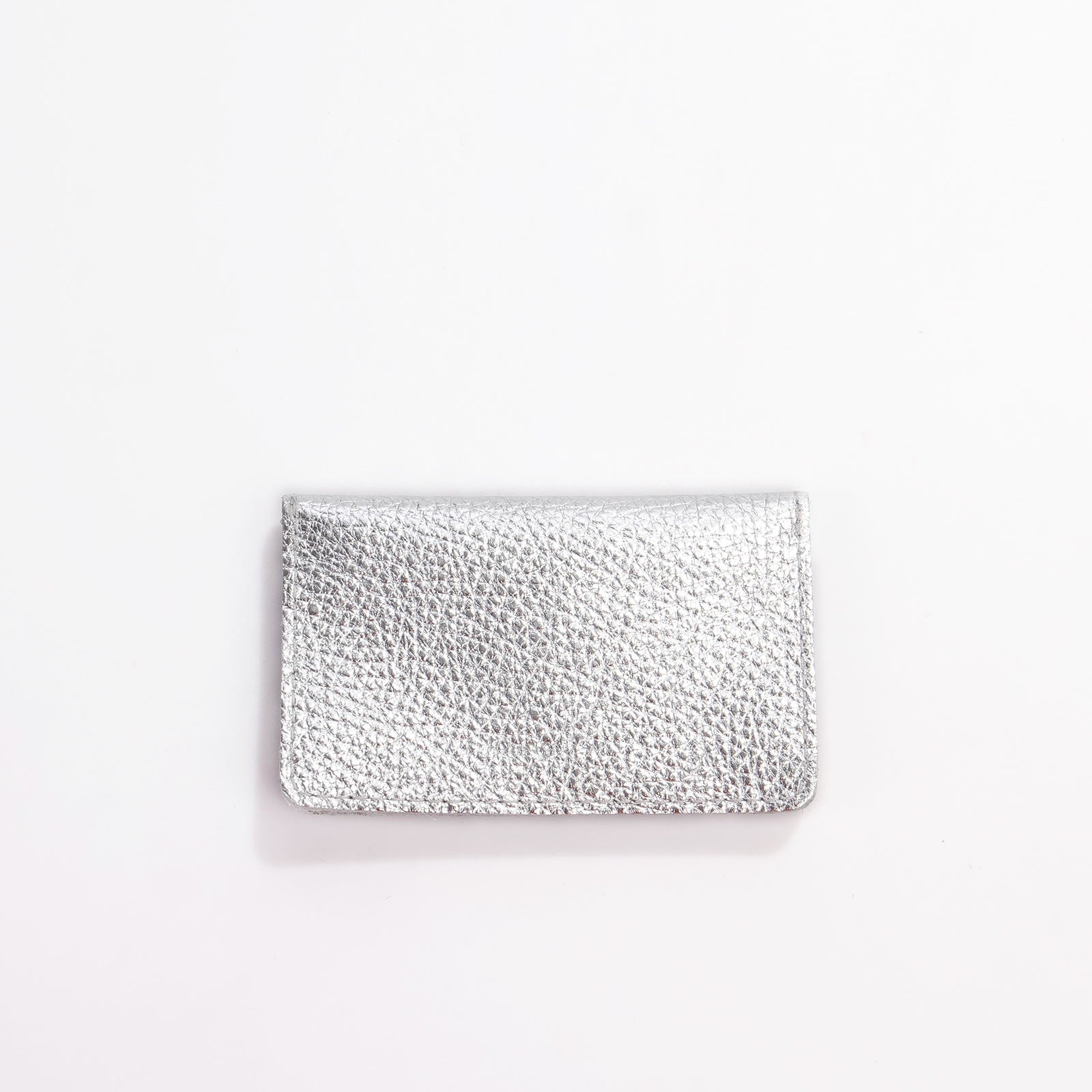 Borsa S Wallet 3 metallic silver Papoutsi! leather goods