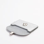 Borsa S Wallet 3 metallic silver Papoutsi! leather goods