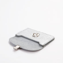Borsa S Wallet 3 metallic silver Papoutsi! leather goods