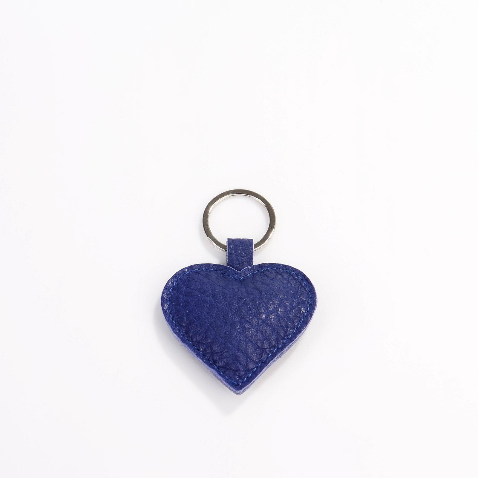 Heart Keyring dull royal blue