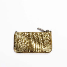 Gerda Key Case metallic gold Papoutsi! leather goods