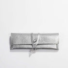 Paris Pouch metallic silver Papoutsi! leather goods