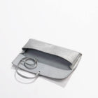 Paris Pouch metallic silver Papoutsi! leather goods