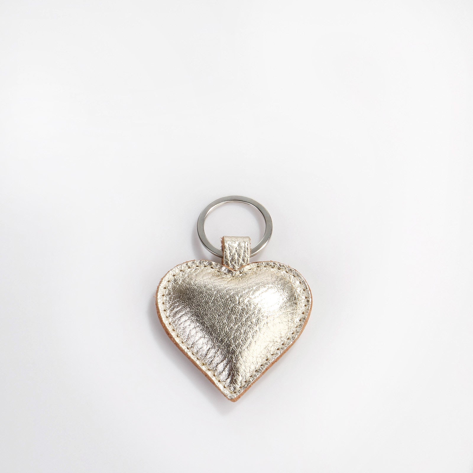 Heart Keyring metallic gold