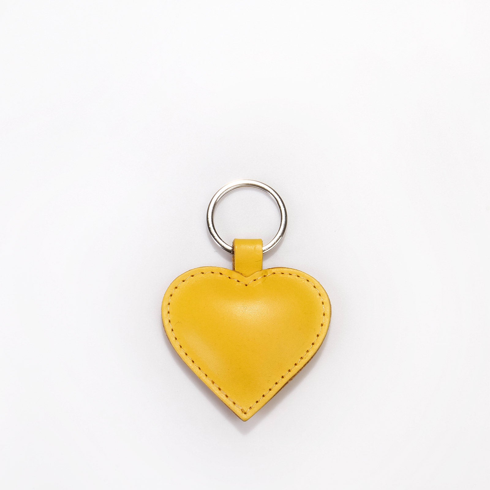 Heart Keyring yellow