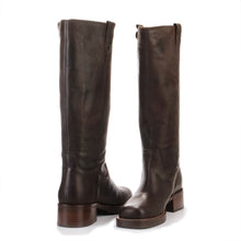 Cameron Long Boots brown leather Phenumb Copenhagen