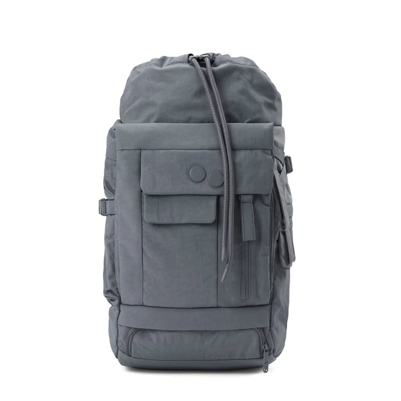 Blok Medium Backpack crinkle grey pinqponq